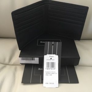 Ermengildo Zegna Leather bi-fold Wallet